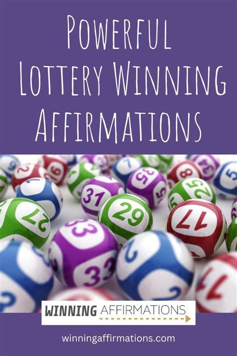 lottery win mantra|122 Positive & Powerful Affirmations For Winning The Lottery.